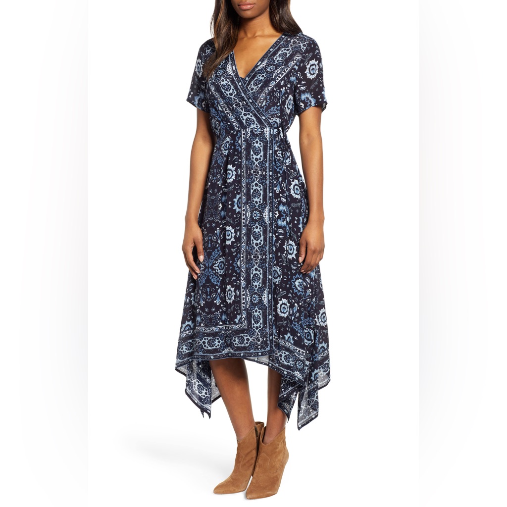 Lucky Brand Ashley Wrap Dress S9128